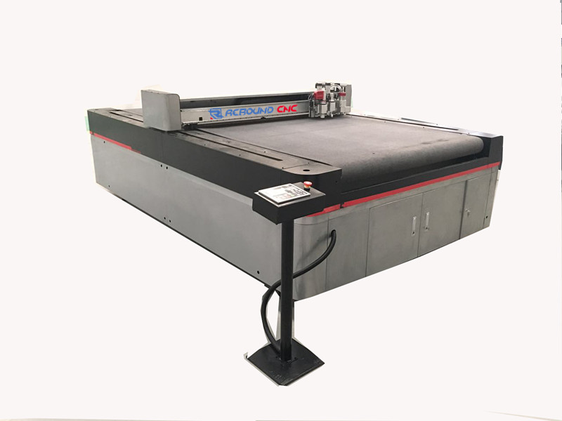 CNC <a href= target='_blank'><a href=?oscillating-knife-cutting-solutions.html target='_blank'>oscillating knife cutting machine</a>s</a> for leather/ fabric /cloth with automatic feeding device
